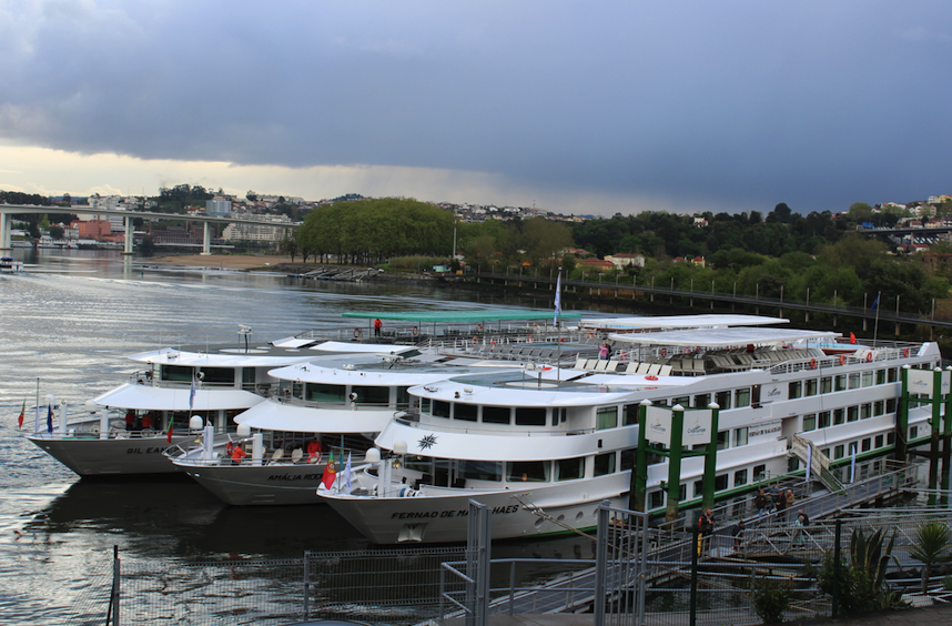 CroisiEurope river boats in Porto