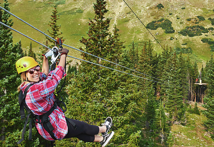 Zipline at Epic Discovery