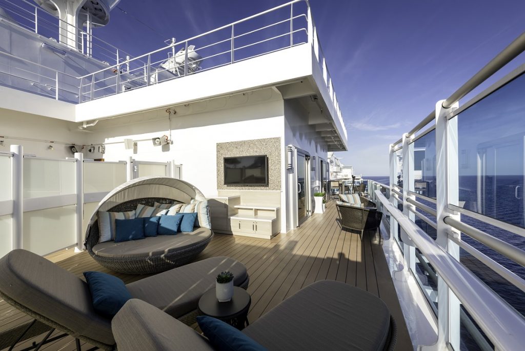 Sky Suites balcony on Princess ship