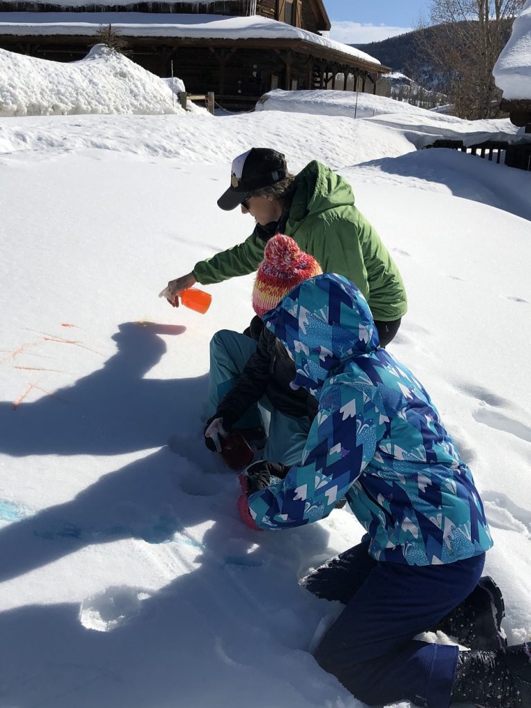 Snow Graffiti Kids Club At Vista Verde Taking The Kids