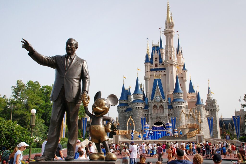 Cinderella Disney Castle in Magic Kingdom, Walt Disney World, Orlando, Florida.